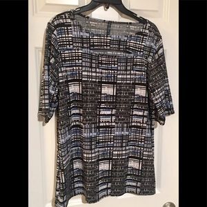 ASHLEY BLUE Dress Top Sz Large